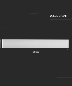 LED απλίκα γραμμική 20W αρχιτεκτονικού φωτισμού 3000K Θερμό λευκό με λευκό σώμα V-TAC – 8535