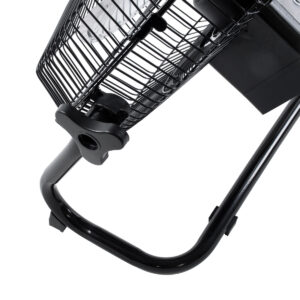 GloboStar® SOLARO-FAN 85352 Solar Fan Αυτόνομος Ηλιακός Επιδαπέδιος Ανεμιστήρας 25W 2 Λειτουργιών Ρεύματος με AC 220-240V ή με Φωτοβολταϊκό Panel 9V 12W & Επαναφορτιζόμενη Μπαταρία Li-ion 7.4V 4400mAh – 12 Ταχύτητες – Ενσωματωμένο USB 2.0 Charger Συσκευών – IP20 – Μ42 x Π20 x Υ35cm – Μαύρο & Ασημί – 2 Years Warranty