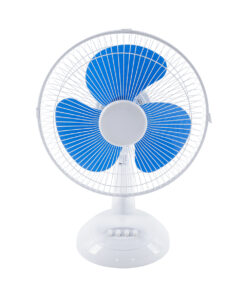 GloboStar® SOLARI-FAN 85353 Solar Fan Αυτόνομος Ηλιακός Επιτραπέζιος Ανεμιστήρας 25W 2 Λειτουργιών Ρεύματος με AC 220-240V ή με Φωτοβολταϊκό Panel 9V 12W & Επαναφορτιζόμενη Μπαταρία Li-ion 7.4V 4400mAh – 3 Ταχύτητες – IP20 – Μ24 x Π36 x Υ49cm – Λευκό & Μπλε – 2 Years Warranty
