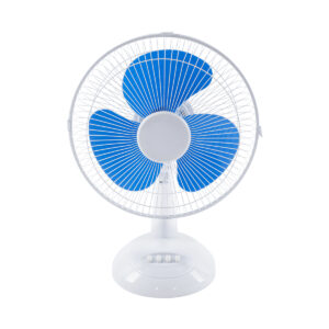 GloboStar® SOLARI-FAN 85353 Solar Fan Αυτόνομος Ηλιακός Επιτραπέζιος Ανεμιστήρας 25W 2 Λειτουργιών Ρεύματος με AC 220-240V ή με Φωτοβολταϊκό Panel 9V 12W & Επαναφορτιζόμενη Μπαταρία Li-ion 7.4V 4400mAh – 3 Ταχύτητες – IP20 – Μ24 x Π36 x Υ49cm – Λευκό & Μπλε – 2 Years Warranty