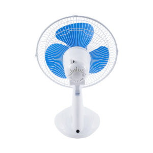 GloboStar® SOLARI-FAN 85353 Solar Fan Αυτόνομος Ηλιακός Επιτραπέζιος Ανεμιστήρας 25W 2 Λειτουργιών Ρεύματος με AC 220-240V ή με Φωτοβολταϊκό Panel 9V 12W & Επαναφορτιζόμενη Μπαταρία Li-ion 7.4V 4400mAh – 3 Ταχύτητες – IP20 – Μ24 x Π36 x Υ49cm – Λευκό & Μπλε – 2 Years Warranty