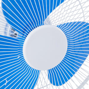 GloboStar® SOLARI-FAN 85353 Solar Fan Αυτόνομος Ηλιακός Επιτραπέζιος Ανεμιστήρας 25W 2 Λειτουργιών Ρεύματος με AC 220-240V ή με Φωτοβολταϊκό Panel 9V 12W & Επαναφορτιζόμενη Μπαταρία Li-ion 7.4V 4400mAh – 3 Ταχύτητες – IP20 – Μ24 x Π36 x Υ49cm – Λευκό & Μπλε – 2 Years Warranty