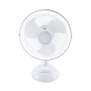 GloboStar® SOLARI-FAN 85354 Solar Fan Αυτόνομος Ηλιακός Επιτραπέζιος Ανεμιστήρας 25W 2 Λειτουργιών Ρεύματος με AC 220-240V ή με Φωτοβολταϊκό Panel 9V 12W & Επαναφορτιζόμενη Μπαταρία Li-ion 7.4V 4400mAh – 3 Ταχύτητες – IP20 – Μ24 x Π36 x Υ49cm – Λευκό – 2 Years Warranty