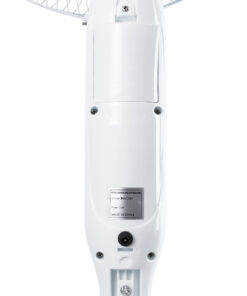 GloboStar® SOLARA-FAN 85355 Solar Fan Αυτόνομος Ηλιακός Επιδαπέδιος Ανεμιστήρας 25W 2 Λειτουργιών Ρεύματος με AC 220-240V ή με Φωτοβολταϊκό Panel 9V 12W & Επαναφορτιζόμενη Μπαταρία Li-ion 7.4V 4400mAh – 3 Ταχύτητες – Ενσωματωμένο USB 2.0 Charger Συσκευών – IP20 – Μ44 x Π37.5 x Υ132cm – Λευκό & Μπλε – 2 Years Warranty