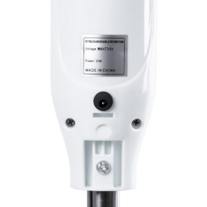 GloboStar® SOLARA-FAN 85355 Solar Fan Αυτόνομος Ηλιακός Επιδαπέδιος Ανεμιστήρας 25W 2 Λειτουργιών Ρεύματος με AC 220-240V ή με Φωτοβολταϊκό Panel 9V 12W & Επαναφορτιζόμενη Μπαταρία Li-ion 7.4V 4400mAh – 3 Ταχύτητες – Ενσωματωμένο USB 2.0 Charger Συσκευών – IP20 – Μ44 x Π37.5 x Υ132cm – Λευκό & Μπλε – 2 Years Warranty