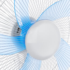 GloboStar® SOLARA-FAN 85355 Solar Fan Αυτόνομος Ηλιακός Επιδαπέδιος Ανεμιστήρας 25W 2 Λειτουργιών Ρεύματος με AC 220-240V ή με Φωτοβολταϊκό Panel 9V 12W & Επαναφορτιζόμενη Μπαταρία Li-ion 7.4V 4400mAh – 3 Ταχύτητες – Ενσωματωμένο USB 2.0 Charger Συσκευών – IP20 – Μ44 x Π37.5 x Υ132cm – Λευκό & Μπλε – 2 Years Warranty