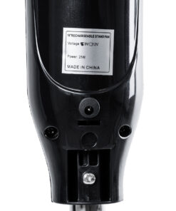 GloboStar® SOLARA-FAN 85356 Solar Fan Αυτόνομος Ηλιακός Επιδαπέδιος Ανεμιστήρας 25W 2 Λειτουργιών Ρεύματος με AC 220-240V ή με Φωτοβολταϊκό Panel 9V 12W & Επαναφορτιζόμενη Μπαταρία Li-ion 7.4V 4400mAh – 3 Ταχύτητες – Ενσωματωμένο USB 2.0 Charger Συσκευών – IP20 – Μ44 x Π37.5 x Υ132cm – Μαύρο – 2 Years Warranty