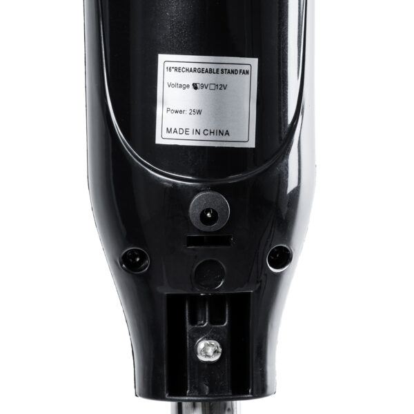 GloboStar® SOLARA-FAN 85356 Solar Fan Αυτόνομος Ηλιακός Επιδαπέδιος Ανεμιστήρας 25W 2 Λειτουργιών Ρεύματος με AC 220-240V ή με Φωτοβολταϊκό Panel 9V 12W & Επαναφορτιζόμενη Μπαταρία Li-ion 7.4V 4400mAh – 3 Ταχύτητες – Ενσωματωμένο USB 2.0 Charger Συσκευών – IP20 – Μ44 x Π37.5 x Υ132cm – Μαύρο – 2 Years Warranty