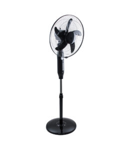 GloboStar® SOLARA-FAN 85356 Solar Fan Αυτόνομος Ηλιακός Επιδαπέδιος Ανεμιστήρας 25W 2 Λειτουργιών Ρεύματος με AC 220-240V ή με Φωτοβολταϊκό Panel 9V 12W & Επαναφορτιζόμενη Μπαταρία Li-ion 7.4V 4400mAh – 3 Ταχύτητες – Ενσωματωμένο USB 2.0 Charger Συσκευών – IP20 – Μ44 x Π37.5 x Υ132cm – Μαύρο – 2 Years Warranty
