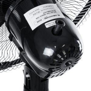 GloboStar® SOLARA-FAN 85356 Solar Fan Αυτόνομος Ηλιακός Επιδαπέδιος Ανεμιστήρας 25W 2 Λειτουργιών Ρεύματος με AC 220-240V ή με Φωτοβολταϊκό Panel 9V 12W & Επαναφορτιζόμενη Μπαταρία Li-ion 7.4V 4400mAh – 3 Ταχύτητες – Ενσωματωμένο USB 2.0 Charger Συσκευών – IP20 – Μ44 x Π37.5 x Υ132cm – Μαύρο – 2 Years Warranty