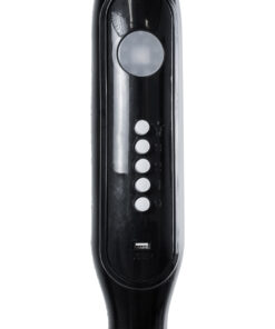 GloboStar® SOLARA-FAN 85356 Solar Fan Αυτόνομος Ηλιακός Επιδαπέδιος Ανεμιστήρας 25W 2 Λειτουργιών Ρεύματος με AC 220-240V ή με Φωτοβολταϊκό Panel 9V 12W & Επαναφορτιζόμενη Μπαταρία Li-ion 7.4V 4400mAh – 3 Ταχύτητες – Ενσωματωμένο USB 2.0 Charger Συσκευών – IP20 – Μ44 x Π37.5 x Υ132cm – Μαύρο – 2 Years Warranty