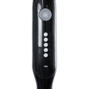 GloboStar® SOLARA-FAN 85356 Solar Fan Αυτόνομος Ηλιακός Επιδαπέδιος Ανεμιστήρας 25W 2 Λειτουργιών Ρεύματος με AC 220-240V ή με Φωτοβολταϊκό Panel 9V 12W & Επαναφορτιζόμενη Μπαταρία Li-ion 7.4V 4400mAh – 3 Ταχύτητες – Ενσωματωμένο USB 2.0 Charger Συσκευών – IP20 – Μ44 x Π37.5 x Υ132cm – Μαύρο – 2 Years Warranty