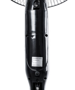 GloboStar® SOLARA-FAN 85356 Solar Fan Αυτόνομος Ηλιακός Επιδαπέδιος Ανεμιστήρας 25W 2 Λειτουργιών Ρεύματος με AC 220-240V ή με Φωτοβολταϊκό Panel 9V 12W & Επαναφορτιζόμενη Μπαταρία Li-ion 7.4V 4400mAh – 3 Ταχύτητες – Ενσωματωμένο USB 2.0 Charger Συσκευών – IP20 – Μ44 x Π37.5 x Υ132cm – Μαύρο – 2 Years Warranty