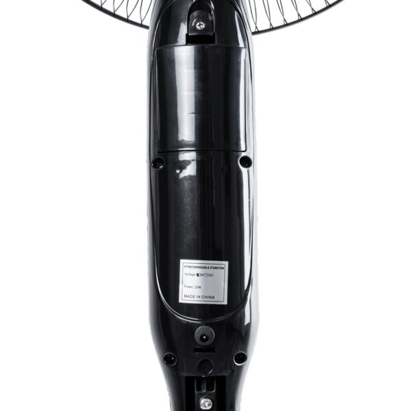GloboStar® SOLARA-FAN 85356 Solar Fan Αυτόνομος Ηλιακός Επιδαπέδιος Ανεμιστήρας 25W 2 Λειτουργιών Ρεύματος με AC 220-240V ή με Φωτοβολταϊκό Panel 9V 12W & Επαναφορτιζόμενη Μπαταρία Li-ion 7.4V 4400mAh – 3 Ταχύτητες – Ενσωματωμένο USB 2.0 Charger Συσκευών – IP20 – Μ44 x Π37.5 x Υ132cm – Μαύρο – 2 Years Warranty