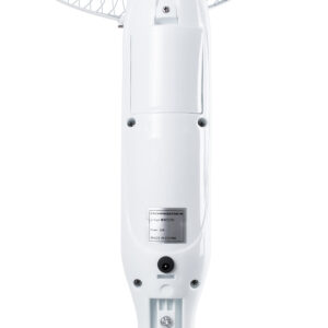 GloboStar® SOLARE-FAN 85357 Solar Fan Αυτόνομος Ηλιακός Επιδαπέδιος Ανεμιστήρας 25W 2 Λειτουργιών Ρεύματος με AC 220-240V ή με Φωτοβολταϊκό Panel 9V 15W & Επαναφορτιζόμενη Μπαταρία Li-ion 7.4V 6000mAh – 12 Ταχύτητες – Ασύρματο Χειριστήριο – Ενσωματωμένο USB 2.0 Charger Συσκευών – IP20 – Μ44 x Π37.5 x Υ132cm – Λευκό – 2 Years Warranty