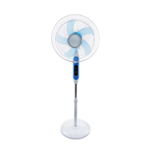 GloboStar® SOLARE-FAN 85357 Solar Fan Αυτόνομος Ηλιακός Επιδαπέδιος Ανεμιστήρας 25W 2 Λειτουργιών Ρεύματος με AC 220-240V ή με Φωτοβολταϊκό Panel 9V 15W & Επαναφορτιζόμενη Μπαταρία Li-ion 7.4V 6000mAh – 12 Ταχύτητες – Ασύρματο Χειριστήριο – Ενσωματωμένο USB 2.0 Charger Συσκευών – IP20 – Μ44 x Π37.5 x Υ132cm – Λευκό – 2 Years Warranty