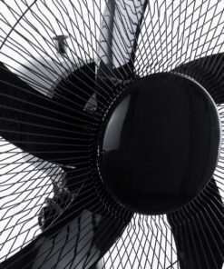 GloboStar® SOLARE-FAN 85358 Solar Fan Αυτόνομος Ηλιακός Επιδαπέδιος Ανεμιστήρας 25W 2 Λειτουργιών Ρεύματος με AC 220-240V ή με Φωτοβολταϊκό Panel 9V 15W & Επαναφορτιζόμενη Μπαταρία Li-ion 7.4V 6000mAh – 12 Ταχύτητες – Ασύρματο Χειριστήριο – Ενσωματωμένο USB 2.0 Charger Συσκευών – IP20 – Μ44 x Π37.5 x Υ132cm – Μαύρο – 2 Years Warranty