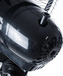 GloboStar® SOLARE-FAN 85358 Solar Fan Αυτόνομος Ηλιακός Επιδαπέδιος Ανεμιστήρας 25W 2 Λειτουργιών Ρεύματος με AC 220-240V ή με Φωτοβολταϊκό Panel 9V 15W & Επαναφορτιζόμενη Μπαταρία Li-ion 7.4V 6000mAh – 12 Ταχύτητες – Ασύρματο Χειριστήριο – Ενσωματωμένο USB 2.0 Charger Συσκευών – IP20 – Μ44 x Π37.5 x Υ132cm – Μαύρο – 2 Years Warranty