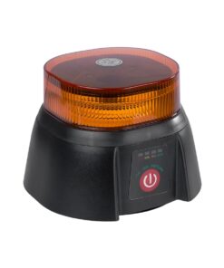 GloboStar® 85359 PRO Series Φάρος Σήμανσης Οχήματος Security – Ασφαλείας για Αυτοκίνητα & Φορτηγά 10 Προγραμμάτων Φωτισμού STROBE LED 48W DC 10-30V Αδιάβροχος IP65 Πορτοκαλί