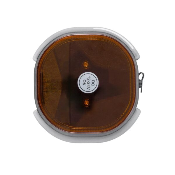 GloboStar® 85359 PRO Series Φάρος Σήμανσης Οχήματος Security – Ασφαλείας για Αυτοκίνητα & Φορτηγά 10 Προγραμμάτων Φωτισμού STROBE LED 48W DC 10-30V Αδιάβροχος IP65 Πορτοκαλί