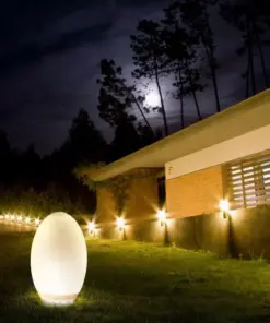 Εξωτερικό φωτιστικό LED μπαταρίας 0.2W RGB+WW αβγό ηλιακό V-TAC – 8557