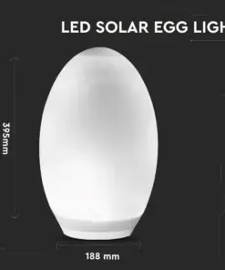 Εξωτερικό φωτιστικό LED μπαταρίας 0.2W RGB+WW αβγό ηλιακό V-TAC – 8557