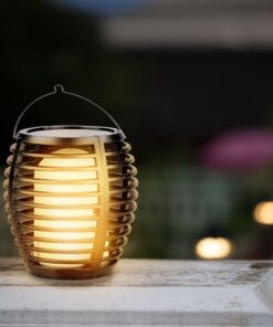 Ηλιακό επίτοιχο/επιδαπέδιο/κρεμαστό φωτιστικό πυρσός LED 0.45W V-TAC μπαταρίας θερμό λευκό 2200K – 8558