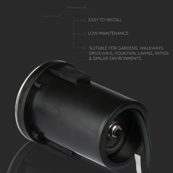 Φωτιστικό 1xMR16 Χωνευτό 3 Δεσμών Αδιάβροχο IP67 Inox V-TAC – 8566