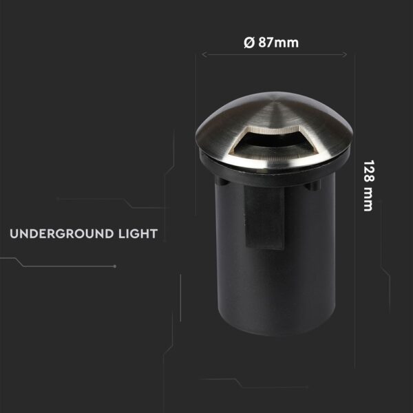 Φωτιστικό 1xMR16 Χωνευτό 1 Δέσμης Αδιάβροχο IP67 Inox V-TAC – 8567