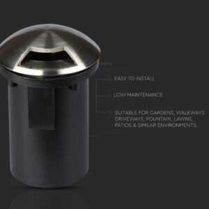 Φωτιστικό 1xMR16 Χωνευτό 1 Δέσμης Αδιάβροχο IP67 Inox V-TAC – 8567