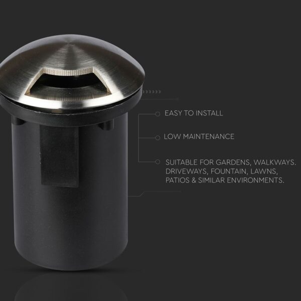 Φωτιστικό 1xMR16 Χωνευτό 1 Δέσμης Αδιάβροχο IP67 Inox V-TAC – 8567