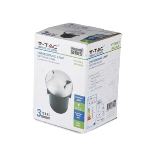 Φωτιστικό 1xMR16 Χωνευτό 2 Δεσμών Αδιάβροχο IP67 Inox V-TAC – 8568