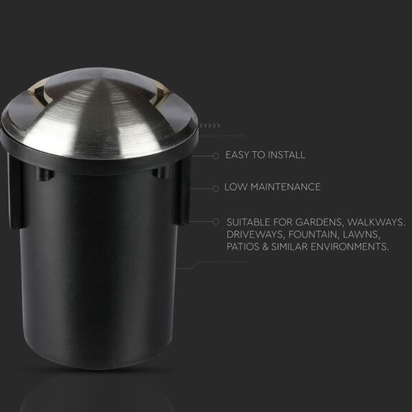 Φωτιστικό 1xMR16 Χωνευτό 2 Δεσμών Αδιάβροχο IP67 Inox V-TAC – 8568