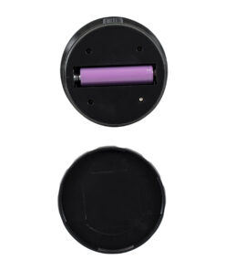 GloboStar® 85694 Αυτόνομο Επαναφορτιζόμενο Φανάρι Camping LED 5W USB 2.0 με Επαναφορτιζόμενη Μπαταρία 1 x 18650 2000mAh Li-ion – IP20 – Dimmable – Κόκκινο με Διάφανο Γυαλί – Θερμό Λευκό 3000K Φ12 x Υ17cm