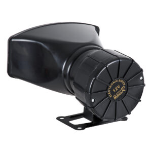 GloboStar® 85698 Τηλεβόας – Ντουντούκα – Σειρήνα – Κόρνα Αυτοκινήτου με 5 Προγράμματα Ήχητικών Εφέ Αστυνομίας – Πυροσβεστικής – Security με Μικρόφωνο – 100W 300db DC 12V Αδιάβροχο IP65