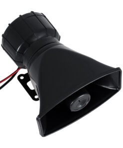 GloboStar® 85698 Τηλεβόας – Ντουντούκα – Σειρήνα – Κόρνα Αυτοκινήτου με 5 Προγράμματα Ήχητικών Εφέ Αστυνομίας – Πυροσβεστικής – Security με Μικρόφωνο – 100W 300db DC 12V Αδιάβροχο IP65