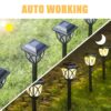 GloboStar® 85702 ΣΕΤ 6 Τεμαχίων Αυτόνομα Ηλιακά Φωτιστικά LED SMD 1W 100lm με Ενσωματωμένη Μπαταρία 600mAh – Φωτοβολταϊκό Πάνελ με Αισθητήρα Ημέρας-Νύχτας Αδιάβροχο IP65 Φανάρι Κήπου Τετράγωνο Θερμό Λευκό 3000K