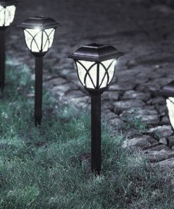 GloboStar® 85703 ΣΕΤ 6 Τεμαχίων Αυτόνομα Ηλιακά Φωτιστικά LED SMD 1W 100lm με Ενσωματωμένη Μπαταρία 600mAh – Φωτοβολταϊκό Πάνελ με Αισθητήρα Ημέρας-Νύχτας Αδιάβροχο IP65 Φανάρι Κήπου Τετράγωνο Λευκό Λευκό 6000K