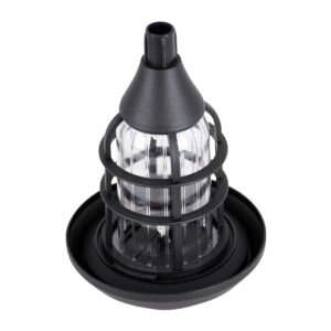 GloboStar® 85704 ΣΕΤ 6 Τεμαχίων Αυτόνομα Ηλιακά Φωτιστικά LED SMD 1W 100lm με Ενσωματωμένη Μπαταρία 250mAh – Φωτοβολταϊκό Πάνελ με Αισθητήρα Ημέρας-Νύχτας Αδιάβροχο IP65 Φανάρι Κήπου Στρογγυλό Θερμό Λευκό 3000K