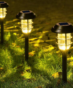 GloboStar® 85704 ΣΕΤ 6 Τεμαχίων Αυτόνομα Ηλιακά Φωτιστικά LED SMD 1W 100lm με Ενσωματωμένη Μπαταρία 250mAh – Φωτοβολταϊκό Πάνελ με Αισθητήρα Ημέρας-Νύχτας Αδιάβροχο IP65 Φανάρι Κήπου Στρογγυλό Θερμό Λευκό 3000K