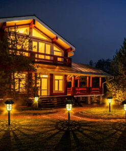 GloboStar® 85704 ΣΕΤ 6 Τεμαχίων Αυτόνομα Ηλιακά Φωτιστικά LED SMD 1W 100lm με Ενσωματωμένη Μπαταρία 250mAh – Φωτοβολταϊκό Πάνελ με Αισθητήρα Ημέρας-Νύχτας Αδιάβροχο IP65 Φανάρι Κήπου Στρογγυλό Θερμό Λευκό 3000K