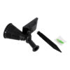 GloboStar® 85709 Μαύρο Προβολάκι Σποτ Κήπου Πλαστικό Καρφωτό LED HIGH POWER 8W 800lm με Ενσωματωμένη Μπαταρία 2200mAh – Φωτοβολταϊκό Πάνελ με Αισθητήρα Ημέρας-Νύχτας Αδιάβροχo IP67 Θερμό Λευκό 3000K