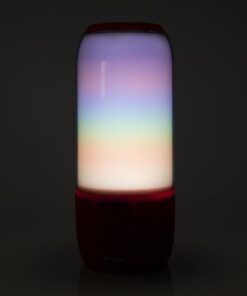 Φορητό Ασύρματο Ηχείο- Φωτιστικό Γραφείου Bluetooth με Μπαταρία και RGB LED Φωτισμό 6W V-TAC Κόκκινο – 8571