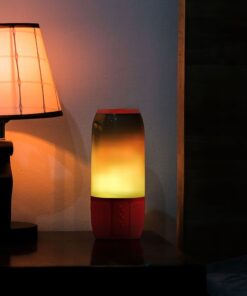 Φορητό Ασύρματο Ηχείο- Φωτιστικό Γραφείου Bluetooth με Μπαταρία και RGB LED Φωτισμό 6W V-TAC Κόκκινο – 8571