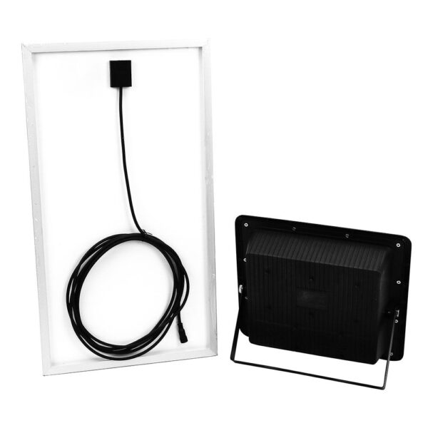 LED Προβολέας με Φ/Β Πανελ 40W Μαύρος V-TAC IP65 20000mAh DC 10V 120° 3100lm Φυσικό Λευκό 4000K – 8577