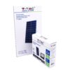 LED Προβολέας με Φ/Β Πανελ 40W Μαύρος V-TAC IP65 20000mAh DC 10V 120° 3100lm Φυσικό Λευκό 4000K – 8577