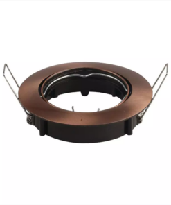 Χωνευτό φωτιστικό Spot με κίνηση, GU10 στρογγυλό, αντικέ μπρονζέ σώμα V-TAC – 8580