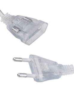 85801 Διακοσμητική Κουρτίνα 3 x 2 Μέτρα με Controller 8 Προγραμμάτων Φωτισμού – Επεκτεινόμενη 240 LED 6W AC 230V με Διάφανο Καλώδιο & Πρίζα Schuko IP20 Ψυχρό Λευκό 6000K Μ3 x Υ2m