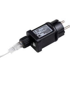 85803 Διακοσμητική Κουρτίνα 3 x 3 Μέτρα με Controller 8 Προγραμμάτων Φωτισμού – Επεκτεινόμενη 300 LED 8W AC 230V με Διάφανο Καλώδιο & Πρίζα Schuko Αδιάβροχη IP67 Θερμό Λευκό 3000K Μ3 x Υ3m