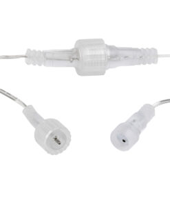 85804 Διακοσμητική Κουρτίνα 3 x 3 Μέτρα με Controller 8 Προγραμμάτων Φωτισμού – Επεκτεινόμενη 300 LED 6W AC 230V με Διάφανο Καλώδιο & Πρίζα Schuko Αδιάβροχη IP44 Ψυχρό Λευκό 6000K Μ3 x Υ3m